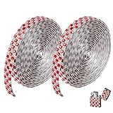 CRAFTYMELODY 6 Yard Strassband Selbstklebender Aufkleber Glas Strassbesatz 11.5mm Breit Schottenmuster Hotfix Band Nähbesatz