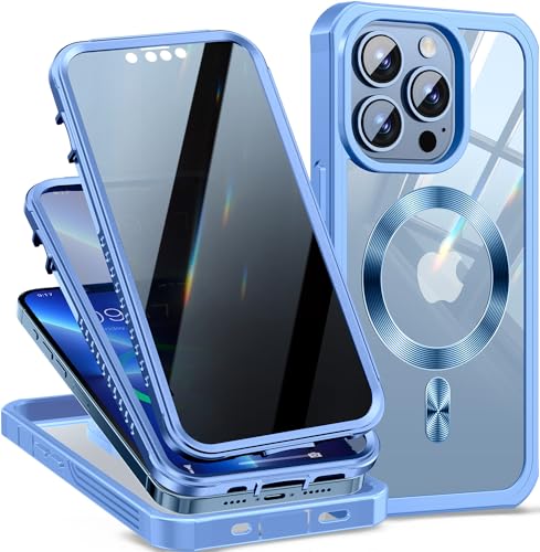 Protection de confidentialité pour iPhone 13 Pro via cette coque magnétique anti-espion 9H