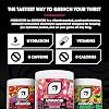 Advanced Hydration High-Performance Electrolyte Drink Mix with B Vitamins for All-Day Hydration - Caffeine Free, Zero Calories, Sugar Free, Keto Friendly - (30 Servings, Rainbow Candy)