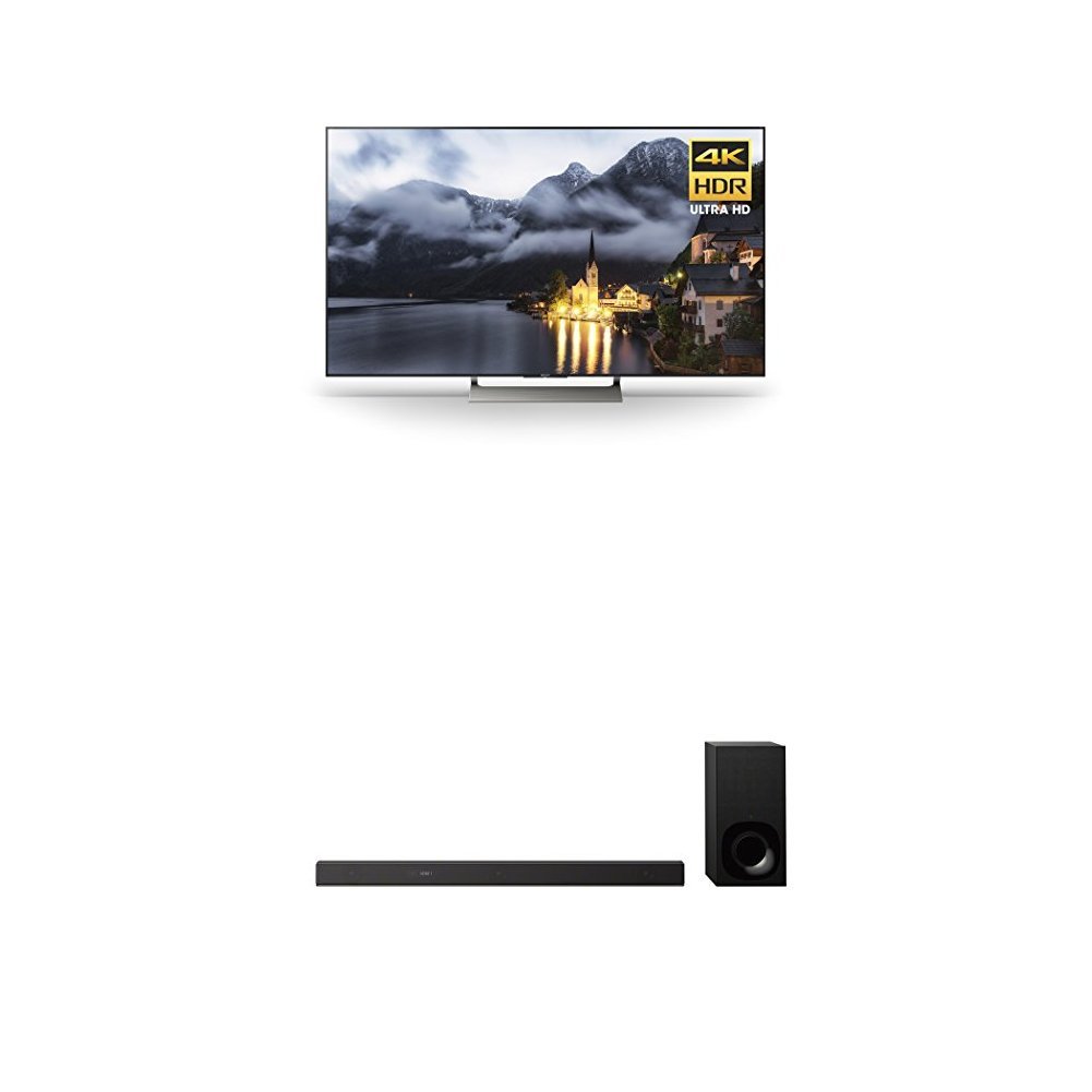 Sony XBR65X900E 65-Inch 4K Ultra HD Smart LED TV and Z9F 3.1ch Soundbar with Dolby Atmos and Wireless Subwoofer