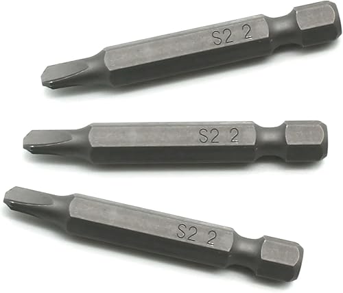 Miniatura 3 de TMAX 25 piezas Tri Wing #2 Destornillador Brocas Triangular ranurado forma Y 2 pulgadas (1.969 in)