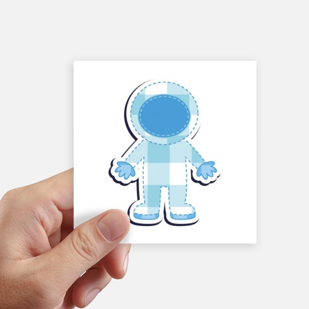 Autocollant univers astronaute de 10 cm pour déco murale et valise multicolor 8Pcs