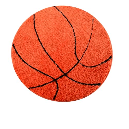 Tapete redondo deportivo de baloncesto 31 pulgadas miniatura 1