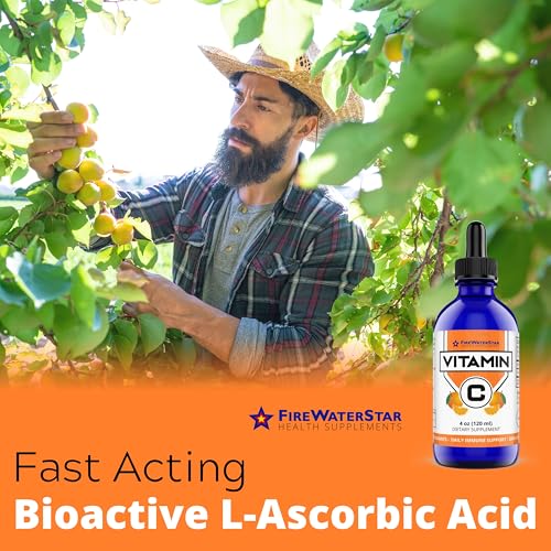 Firewaterstar Health Supplements Fws Liquid Vitamin C, Bioactive Vitamin C Liquid Drops Supplement For Adults And Kids thumb #3