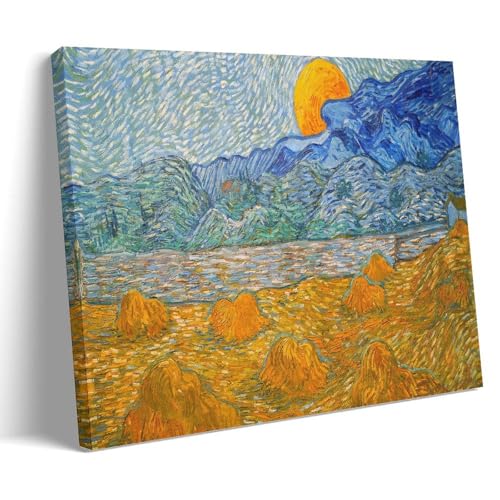 Cuadro de Van Gogh para paredes vacías: decora espacios pequeños con un lienzo de noche y luna