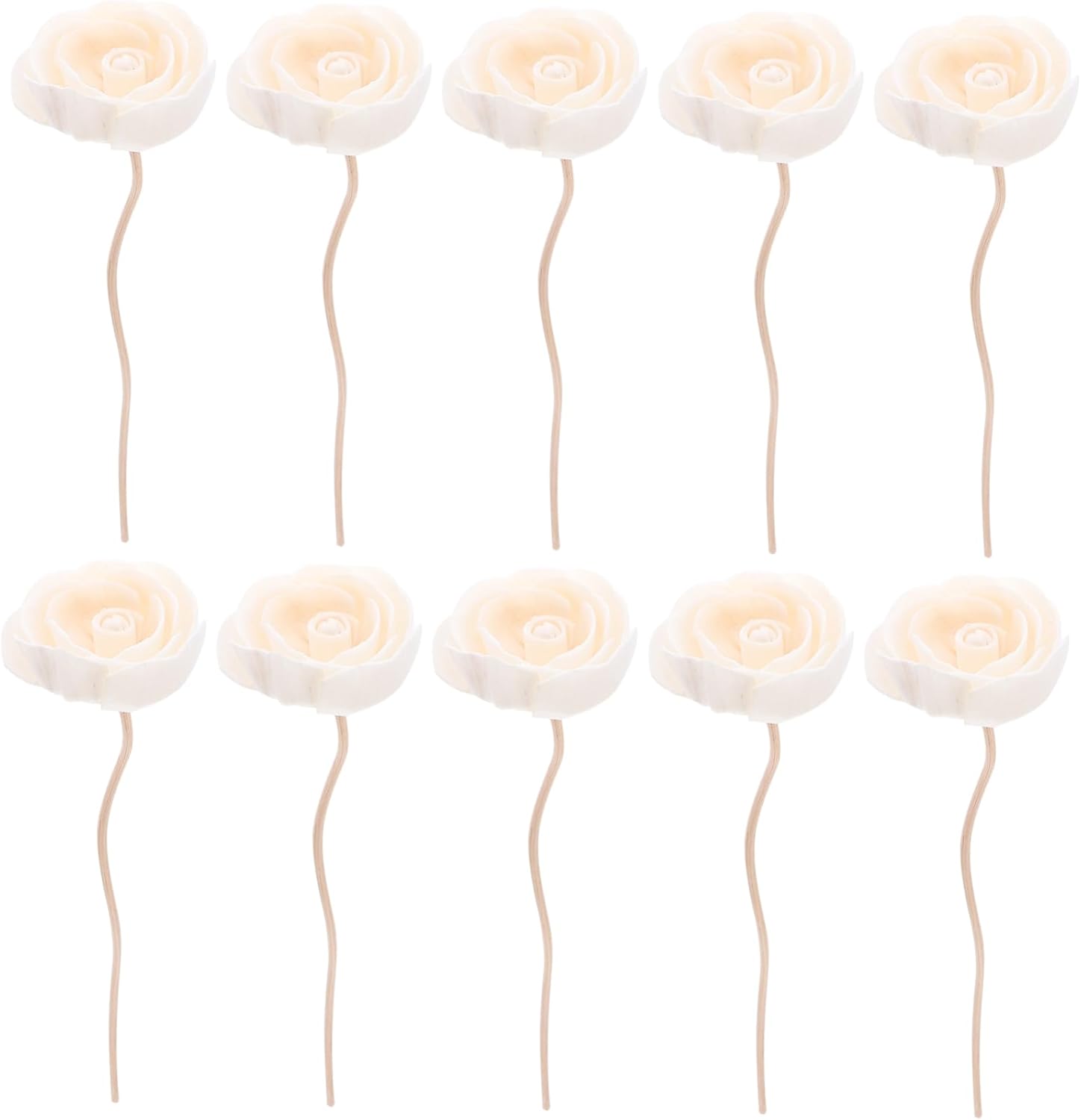 10Pcs Aroma Diffuser Sticks Dried Flower Essential Oil Diffuser Sticks for Natural Fragrance Relaxation Home Decor for Refreshing Air