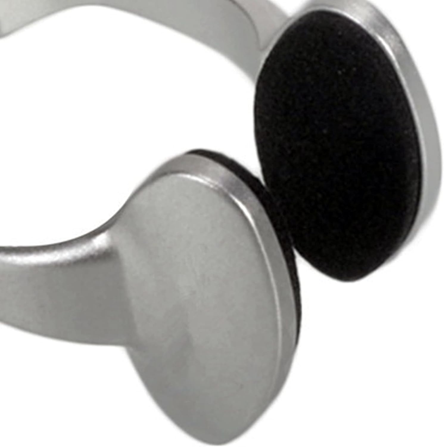 2set Aviation Aluminum Free Diving Nose Clip Diving Surfing Swim Nose Clips Silicone Pad at Both,Black & Silver