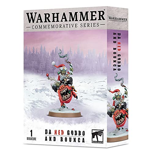 Warhammer 40k Red Gobo and Bounca kit figurine Orks Squig modélisme fantastique