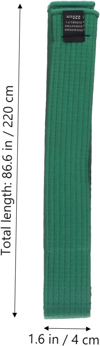 balacoo 6pcs Multicolor Cotton Karate Belts Lightweight Breathable Waist Wraps for Men Women Taekwondo Martial Arts Training and Competitions