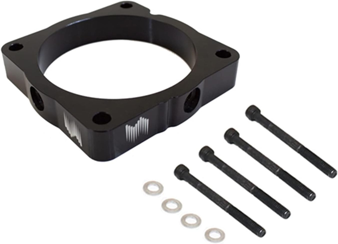 Snow Performance Nitrous Express SNO-40073 Throttle Body Spacer Injection Plate Incl. O-Ring Gasket/1/8 in. NPT Plug/Bolts/Washers Throttle Body Spacer Injection Plate