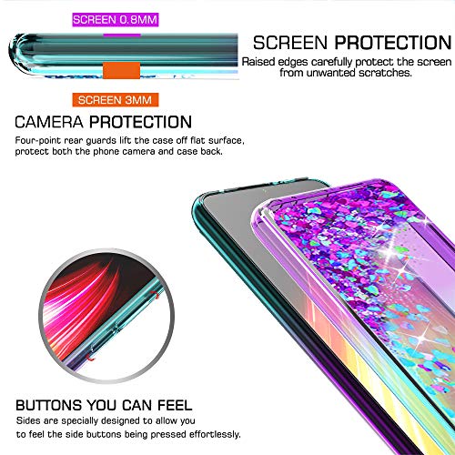 LeYi per Cover Xiaomi Redmi Note 8 con Vetro