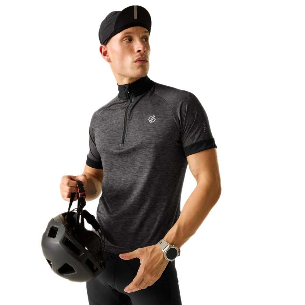 Dare 2b Men's Cycling Jersey - Q-Wic Plus - Medium - Charcoal