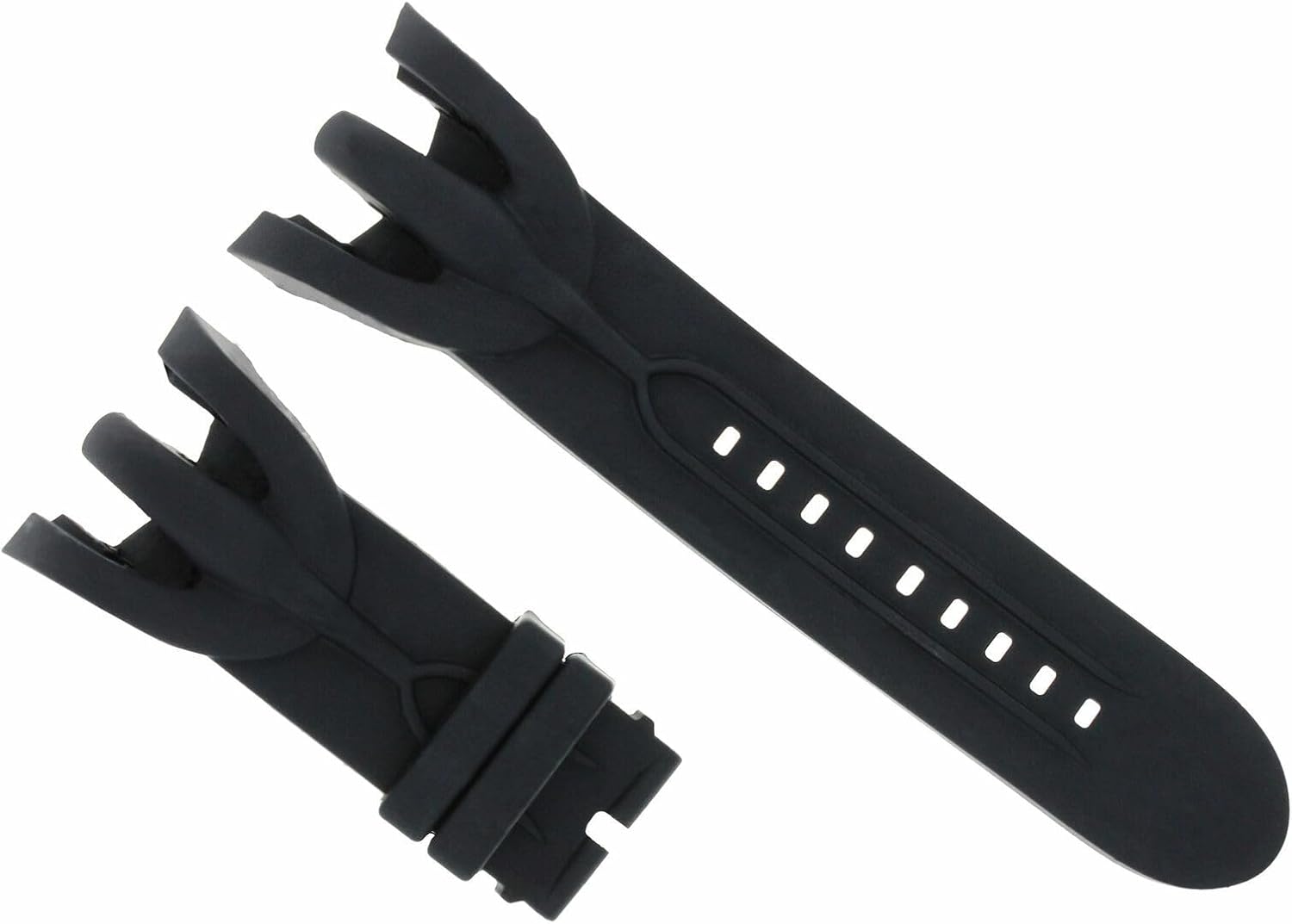 Ewatchparts Silicone Rubber Watch Band Strap Compatible With Invicta Venom Watch 10832,10833,18034,18035
