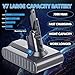 POWTREE 7000mAh 21.6V V7 Dyson Animal Battery Replacement Compatible with SV11 V7 Motorhead/Trigger/Absolute/Fluffy/Car+Boat Handheld Cordless Vacuum Cleaner 2 Filters Included (Not Fit V6, V8, V10)