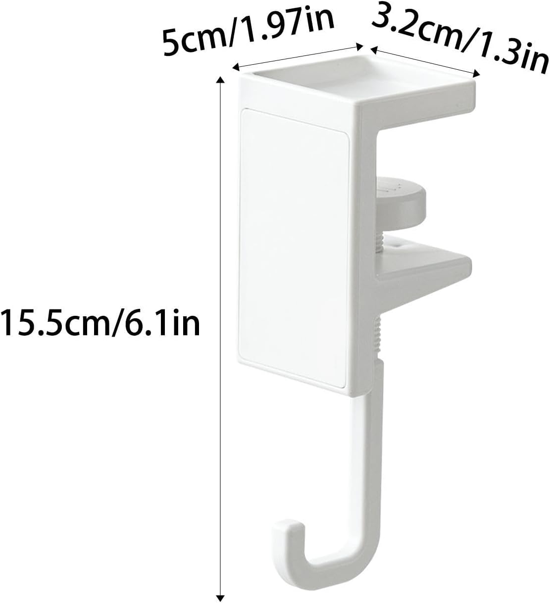Bag Hooks for Tables No Drilling Adjustable Clip On Portable Universal image 5