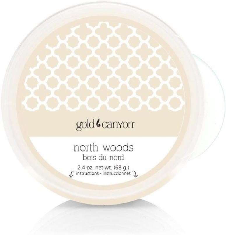 Scent Pod Wickless Candle - Gold Canyon Candles (North Woods) ~ Notes of Evergreen, Eucalyptus, Russian Sage & Fir Balsam