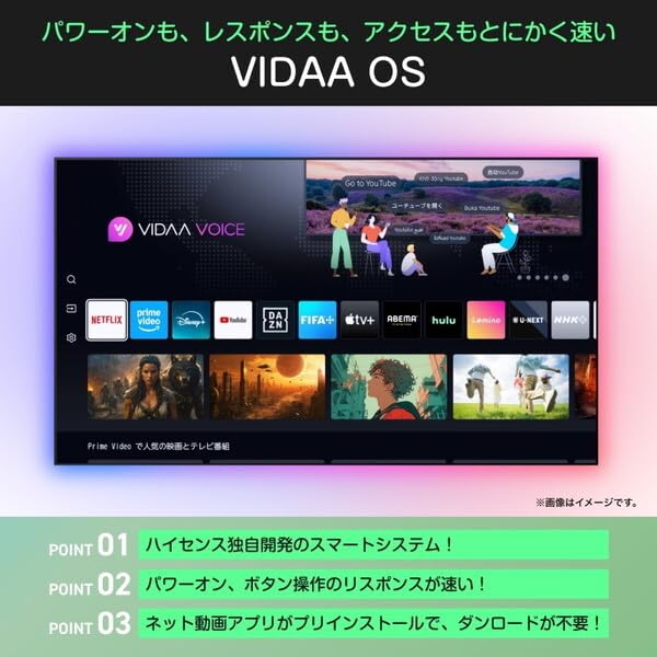 Amazon | Hisense 液晶テレビ 32V型 32C35R 地上・BS・110度CSデジタル