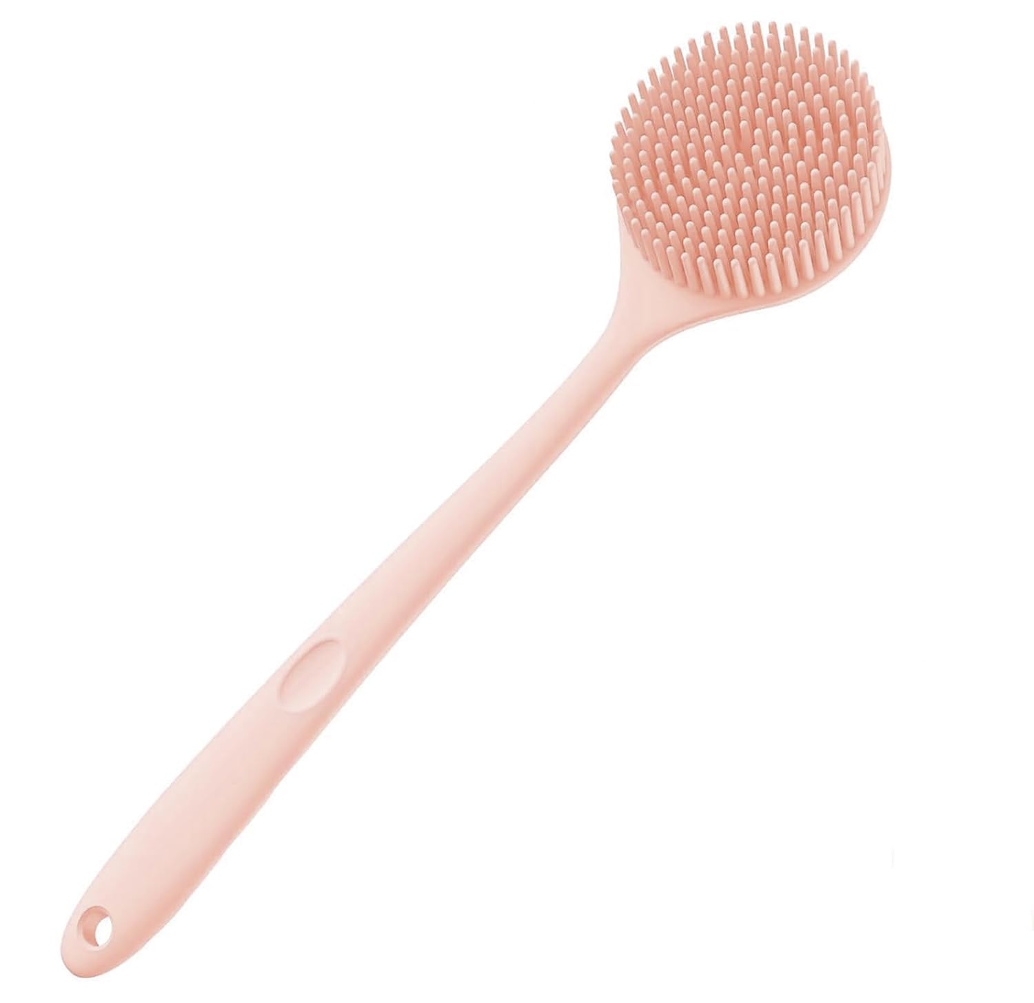 Silicone Bath Brush Long Handle 2 in 1 Brushes for Men Women Back Cleaning Bathing Scrubber Shower Soft Body with Handle BPA Free Hypoallergenic Flexible (Pack of 1 Pcs)-image-14
