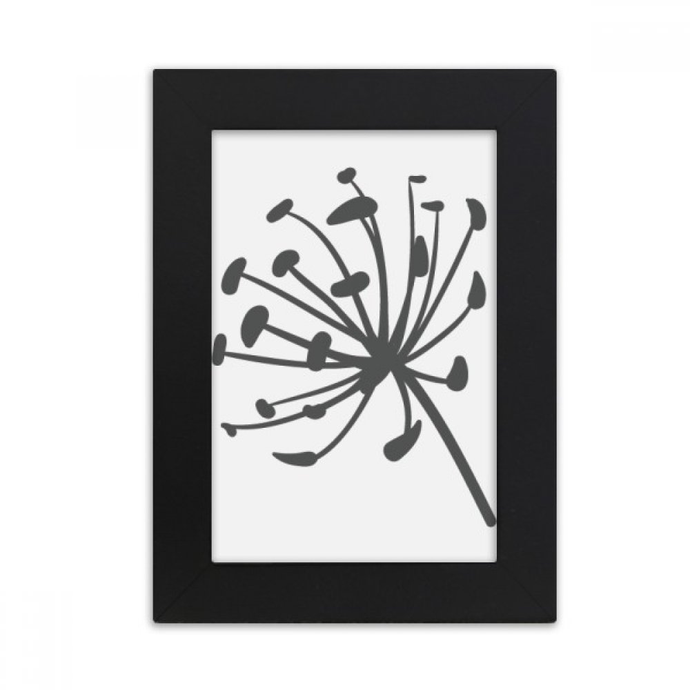 Cadre photo pissenlit noir peinture art multicolor 5x7 pouces pour decoration interieure