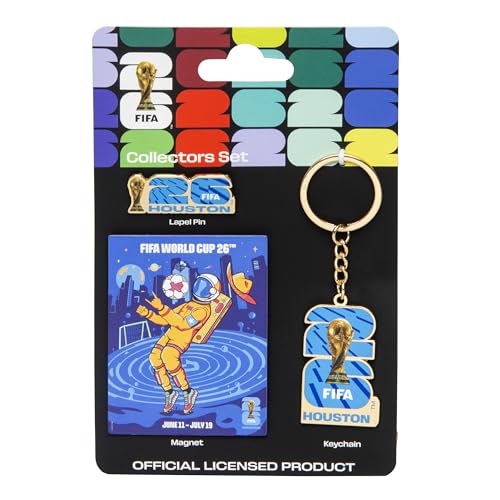 Image of FIFA World Cup Host City Collector's Set - Includes Lapel Pin, Keychain & Magnet - Celebrates Your Favorite Host City