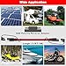 BBHEJJ 2Pack 12AWG SAE Extension Cable, 3.3FT SAE Connector Extension Cable Quick Disconnect Wire Harness with Polarity Reverse Adapter for Solar Panel, Battery, Motorcycle, Car, RV, Truck