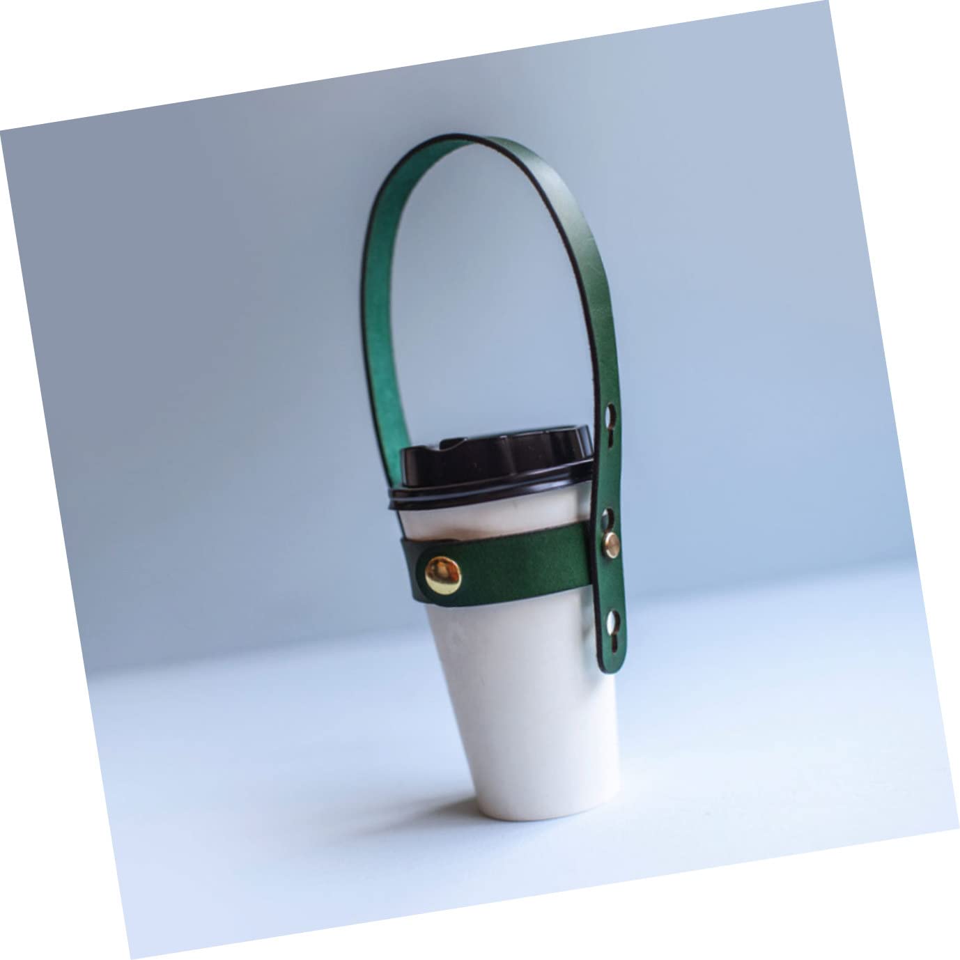Anneome 3piezas Funda De Café De Pu Reutilizable Soporte Portátil Para Tazas Aislante y Ligero Para Llevar Bebidas Calientes Accesorio Práctico Para Hogar y Viajes
