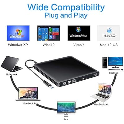 Cheap External Blu Ray Dvd Drive Writer 3d 4k Bluray Player Opitical Dvd Cd Burner Recorder Compatible For Mac Os Imac Pc Windows Compare Prices For External Blu Ray Dvd Drive