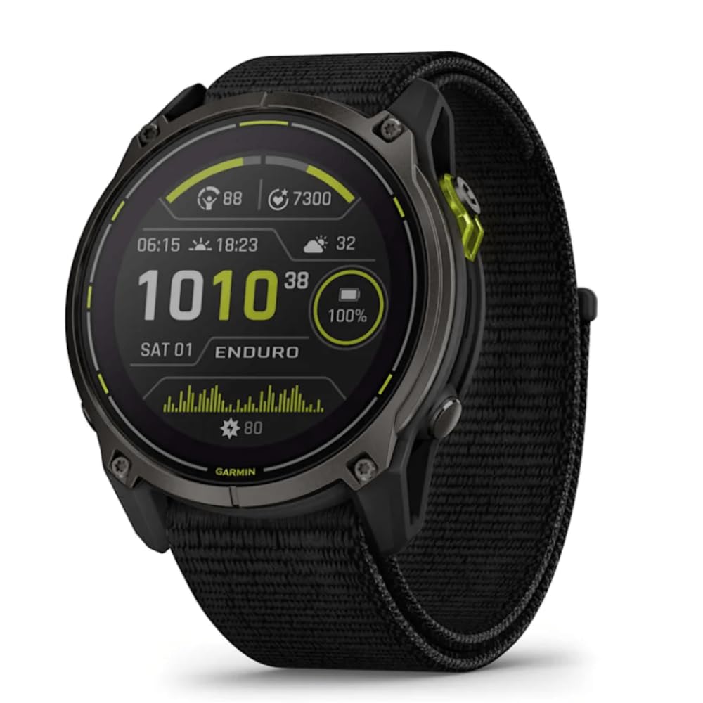 Garmin Enduro 3 Multisportuhr, Sapphire Solar Edition, Black/Grey, 010-02751-01