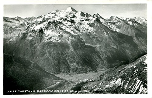 1964 Valle D'Aosta Massiccio Grivola m. 9969 Monti Milano Aymavilles FP B/N VG Cartolina Postale