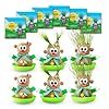 DIY Grass Doll Growing Kit(6packs) –Eco Friendly Bday Goodies, Playdate Activity, Party Favors, Craft and Art Gift for Kids, Family Fun, School Science Supplies Learning Resource, Stress Relief Toys