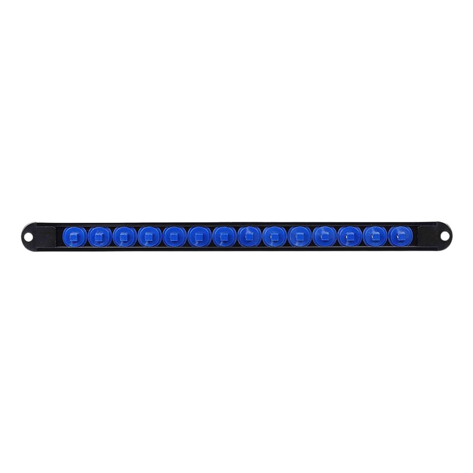 Ekoama 360 Degree Rotation Socket Organization 1/4 3/8 1/2inch Socket Clip Holder Sliding Stand Sleeve Rack