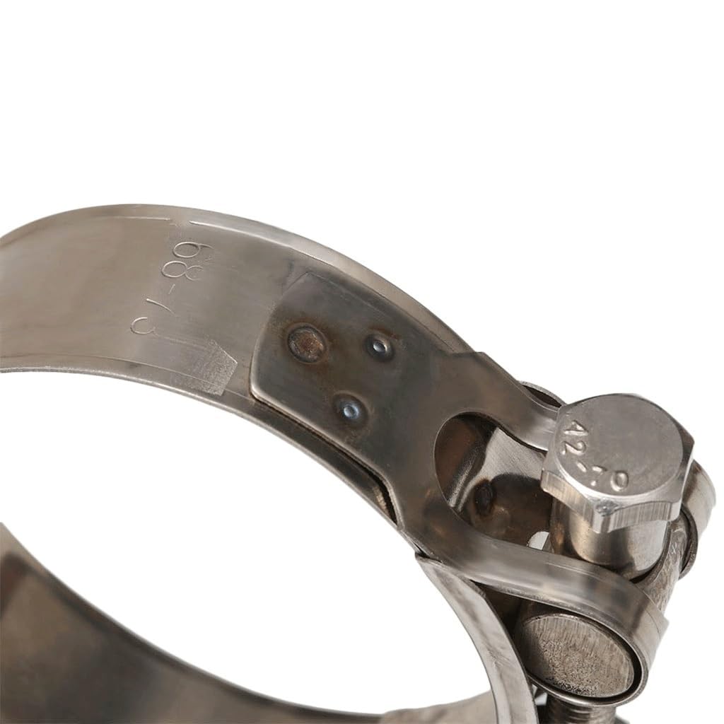 Potenti fascette stringitubo in acciaio inox, 2 morsetti regolabili per tubi del carburante, chiusure antiossidanti durevoli (diametro 20-22 mm)