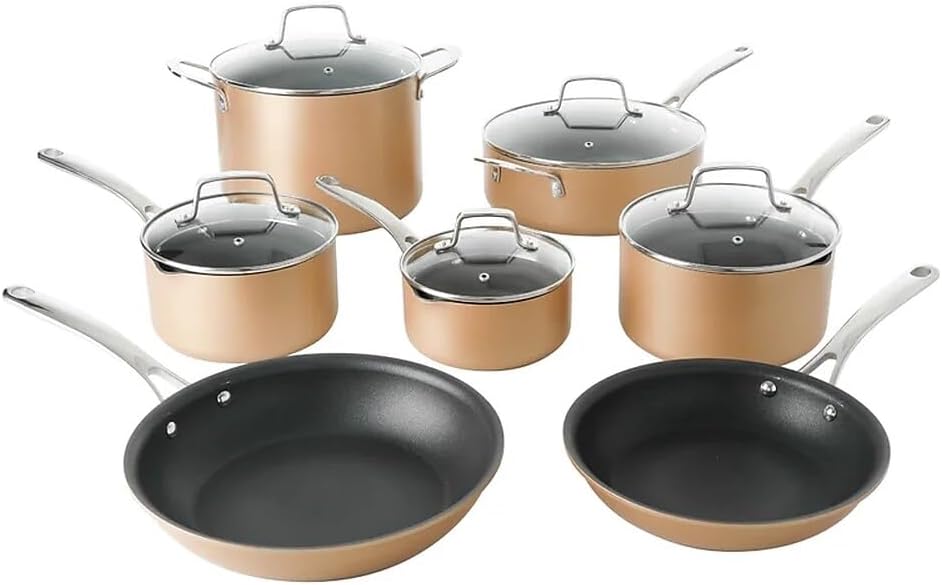 Martha Stewart 12 Piece Heavy Gauge Aluminum Hard Anodized