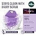 Sud Scrub® Antimicrobial Silicone Body Scrubber, Exfoliating Body Scrubber for Sensitive Skin, Eco Friendly Shower Scrubber for Body, Silicone Body Brush for Showering, Purple