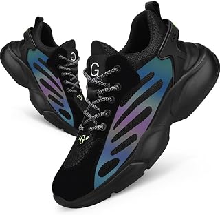 Steel Toe Shoes for Men No Slip Work Shoes Construction Industrial Work Tennis Shoes Safety Shoes Lightweight Steel Toe Sneakers for Men Women