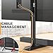 Universal TV Legs, Table Top TV Stand Base with Height Adjustable for Most 37 to 86 Inch TVs, Wobble-Free Replacement with Cable Management, Holds up to 150lbs, Max VESA 800x600mm, Black (Black)