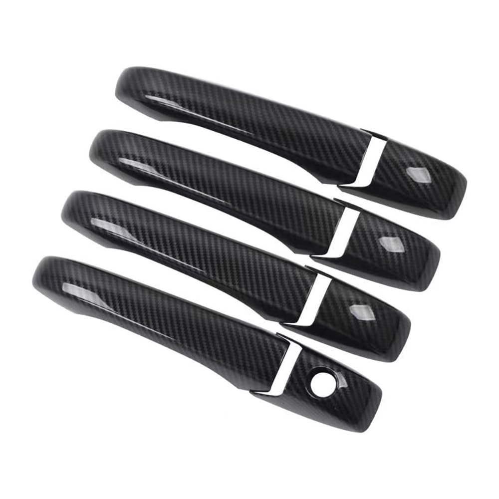 Krgsa A/Paintblack Krgs Exterior Cr Door Hndle For Dodge Grnd Crvn 2008-2016,Exterior Door Hndle Cover Front Left Right Rer Chrome Bs, /Pint Blck-/Style 1