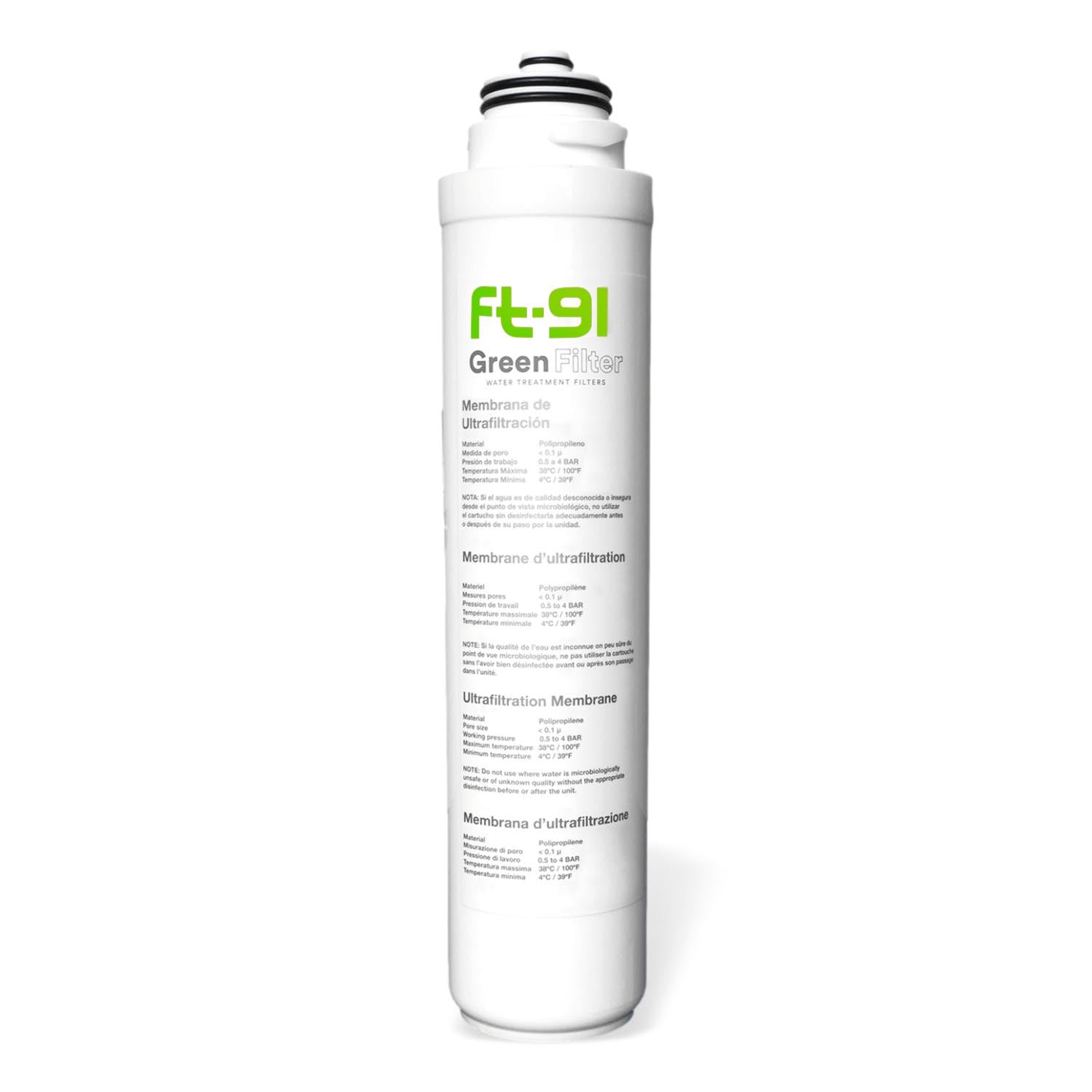 Cartuccia Ultra Filtration Ft91-0,1µm Per Filtro Sottolavello Duo O Trio Uf