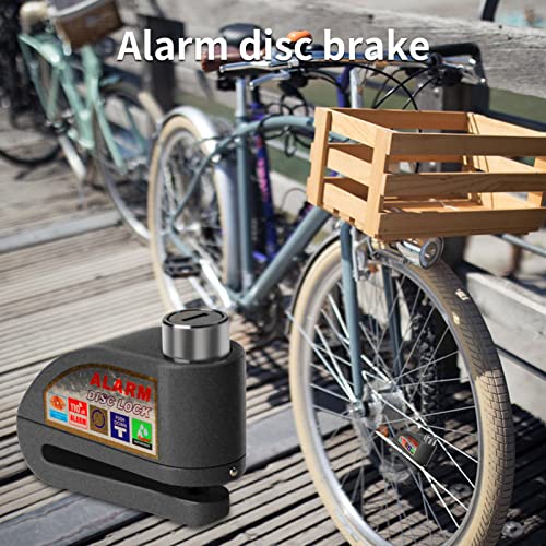 Bloqueio de freio a disco de alarme de motocicleta | Bloqueio de disco de alarme de segurança de lig