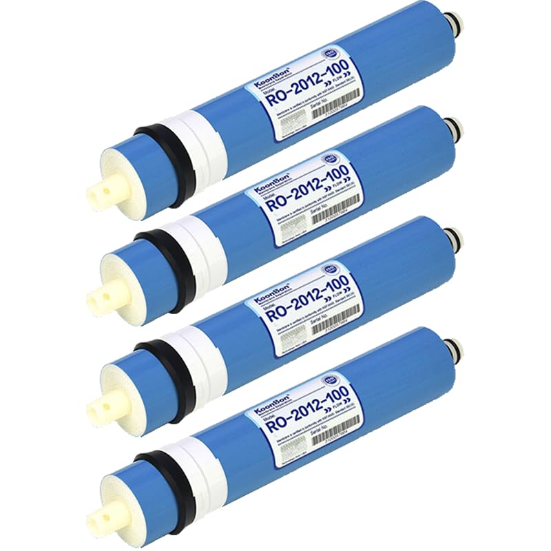 Membrana RO-2012-100 GPD ad alte prestazioni - serie residenziale - per impianti ad osmosi 4 PEZZI
