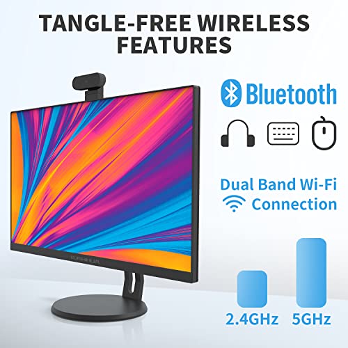 24” All-In-One Computers, Intel I5 Quad-Core Windows 11 Desktop Computer With Camera, 8G Ram 512G Ssd Ips Hd Display, Wifi Bluetooth For Home Entertainment Business Office #TOP2