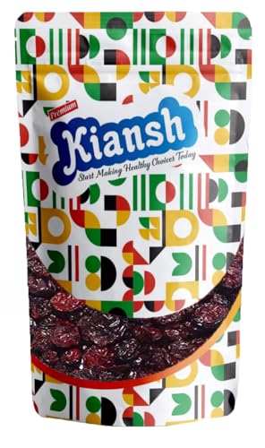 Image of Kiansh Dry fruits Nuts And Seeds (Dried Cranberry Whole, 200g)