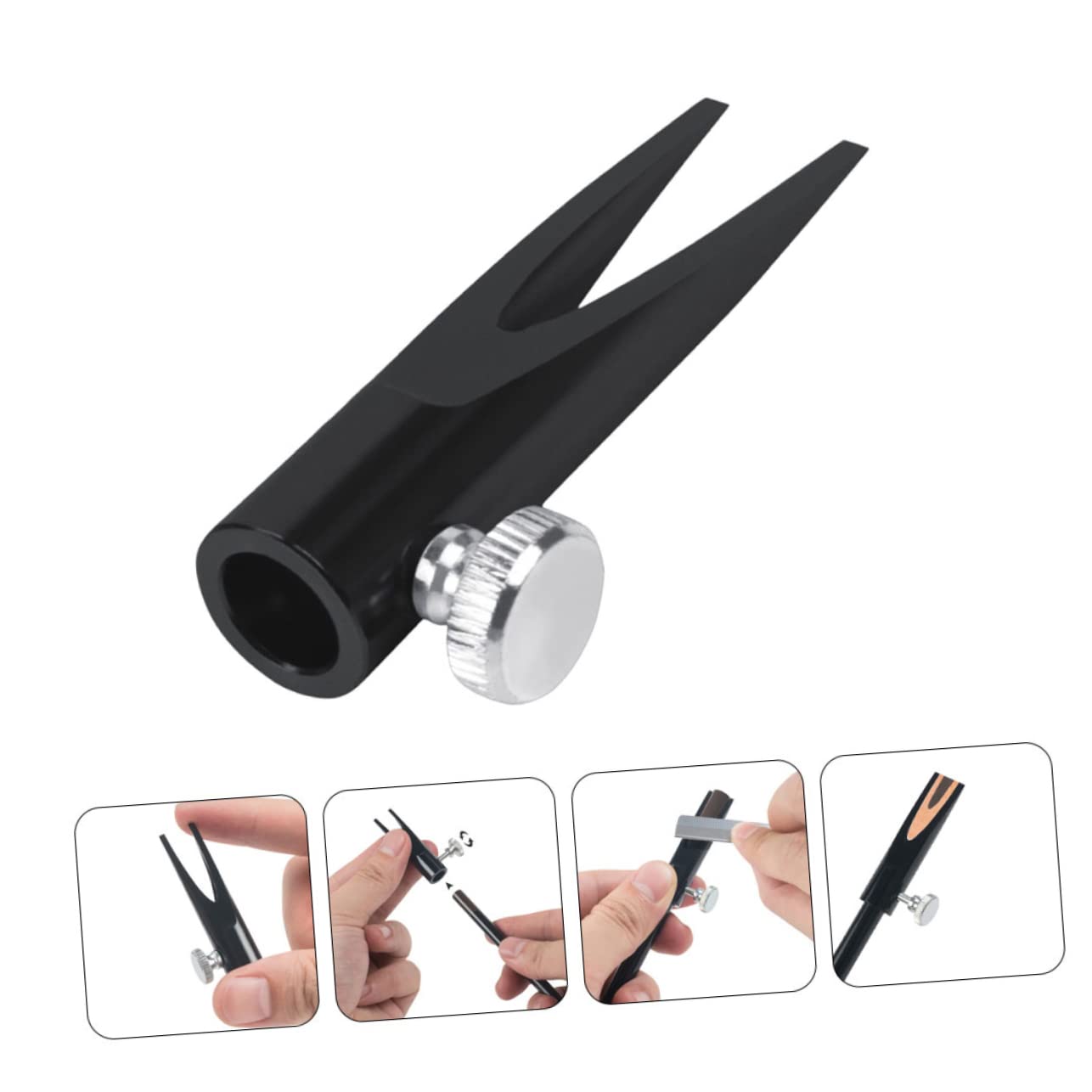 NOLITOY Bright Eyebrow Pencil Sharpener Compact Manual Sharpener for Pencil Lip Liner School Supplies