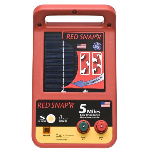 Red Snap'r ESP5M-RS 5-Mile Solar Low Impedance Charger