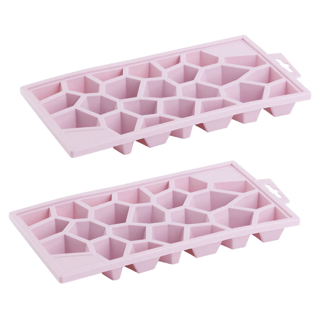  Kristallform 2x Eiswürfelbehälter - BPA-frei rosa Ice Cube Tray für Party und Bar
| Plastikform 2x Eiswürfelbox - BPA-f