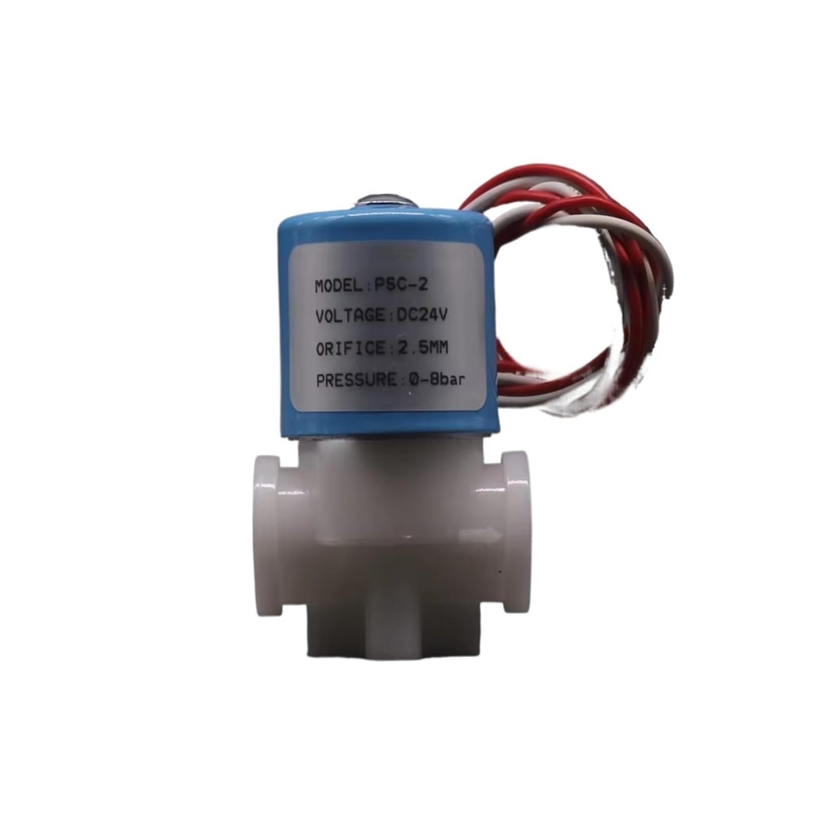 Water Dispenser Plastic Solenoid Valve NC AC220V 24V 12V DC 1/4in 1/8in BSP 2 Way Valve for Water Purifier RO Machine(1/4",DC12V)