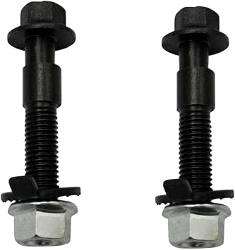 ZSYXGTAL Front Suspension Camber Adjustment Bolt Left & Right Side Set for Equinox 2005-2017 for Civic 2001-2015 for Outback 2001-2002 for Tucson 2005-2018 for Malibu 1997-2012 for Trax