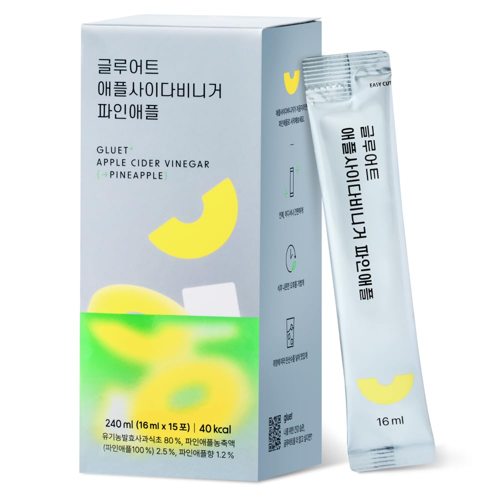 【Gluet(グルアート)】アップルサイダービネガー 16ml x 15ea,2…
