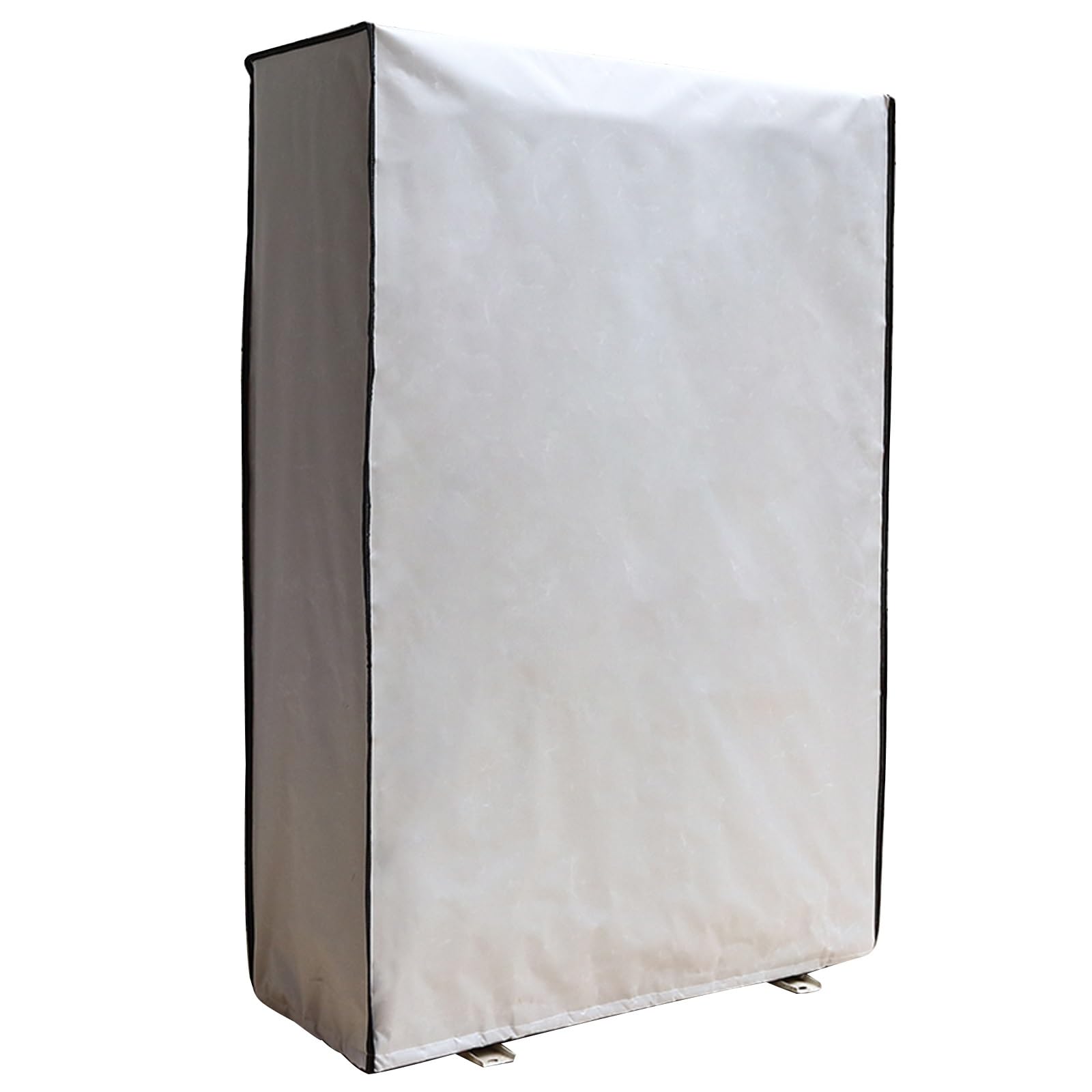Funda Aire Acondicionado Exterior Central, Totalmente Cerrada, Desmontable, Impermeable Funda para Aire Acondicionado Exterior, Tela Oxford Gruesa de 600D(41x58x17in/105x148x43cm)