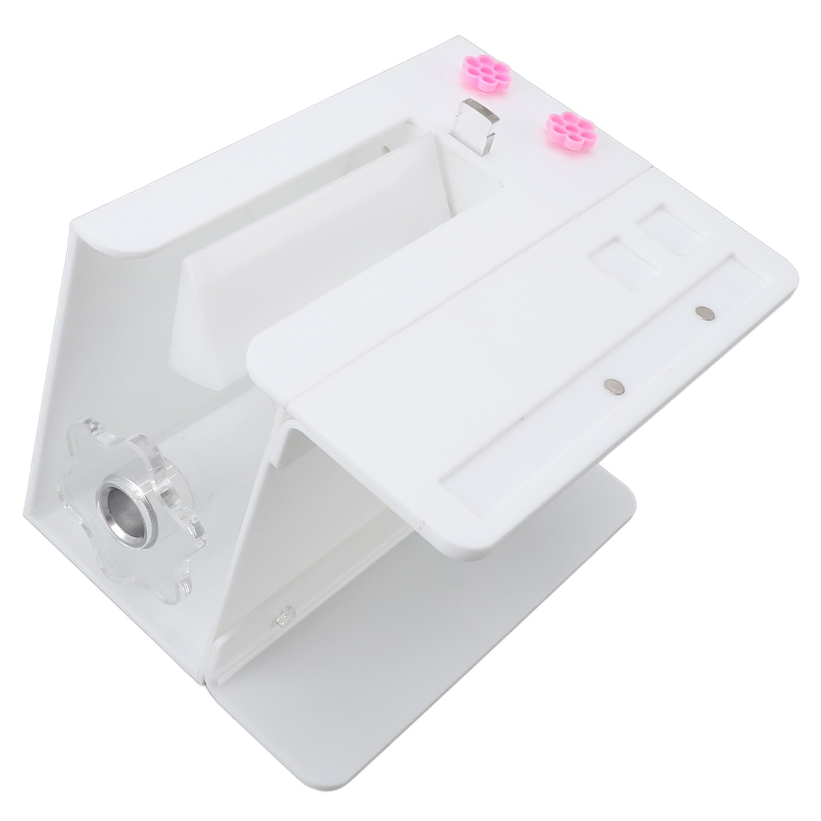 Generic Maszyna do Kwitnienia Rzęs Premium Separator Rzęs Automatyczne Narzędzie do Kwitnienia dla Profesjonalnych Salonów Kosmetycznych Akryl 17,5x14x12,4cm (WHITE)